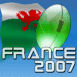 Ballon de rugby France 2007: Pays de Galles